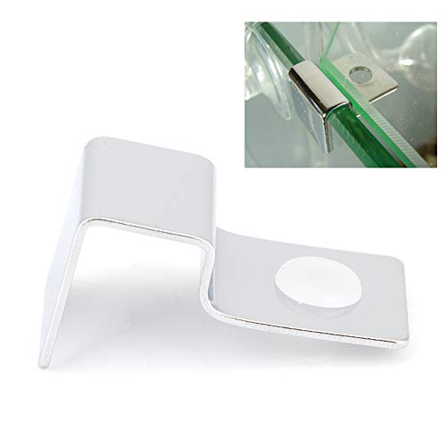 SHUAIGUO Aquarium-Abdeckungshalterung, Edelstahl-Aquarium-Glasabdeckungsclip, Anti-Rutsch, Unterstützung von Aquarien, mit Speziellem Formdesign, mit SHUAIGUO Aquarium-Abdeckungshalterung, Edelstahl-Aquarium-Glasabdeckungsclip, Anti-Rutsch, Unterstützung von Aquarien, mit Speziellem Formdesign, mit von SHUAIGUO