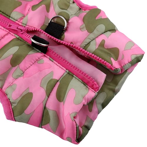 SHUAIGUO Camouflage-Chihuahua-Weste, Leichte, Atmungsaktive Hundemantel-Bekleidung aus Baumwolle, Warme Winter-Kleidung mit Reißverschluss-Zugschnalle Hinten, 4 Farben, 4 Größen SHUAIGUO Camouflage-Chihuahua-Weste, Leichte, Atmungsaktive Hundemantel-Bekleidung aus Baumwolle, Warme Winter-Kleidung mit Reißverschluss-Zugschnalle Hinten, 4 Farben, 4 Größen von SHUAIGUO