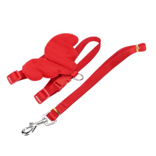 SHUAIGUO Enten -Traktionseil, Verstellbarer Brustgurt, Außenkabelbaum Leine für Haustierente, Hühnchen, Gans - Stabiler Nylon, Atmungsaktiv, Verbessert die Bindung (M) von SHUAIGUO