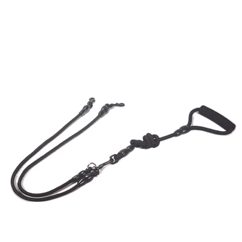 Hundeleine für Haustiere, Nylonseil, doppelt, zwei Köpfe, 2-Wege-Koppler, für Spaziergänge, zwei und mehr, Halsbänder, Geschirr, Leinen, 2 Seile, Schwarz Hundeleine für Haustiere, Nylonseil, doppelt, zwei Köpfe, 2-Wege-Koppler, für Spaziergänge, zwei und mehr, Halsbänder, Geschirr, Leinen, 2 Seile, Schwarz von SHUIXIAYUE