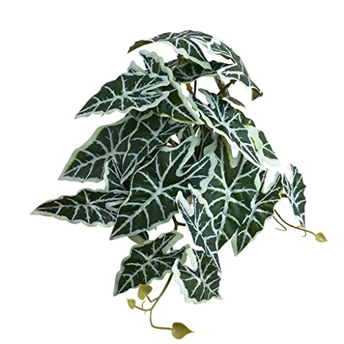SHUIXIN Reptiliendekoration – Reptilienpflanzen tropische realistische Blätter Terrarium Tank Pflanze für Bartdrachen Schildkröten Baum Frösche mehrere Optionen von SHUIXIN