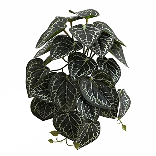 SHUIXIN Reptiliendekoration – Reptilienpflanzen tropische realistische Blätter Terrarium Tank Pflanze für Bartdrachen Schildkröten Baum Frösche mehrere Optionen von SHUIXIN