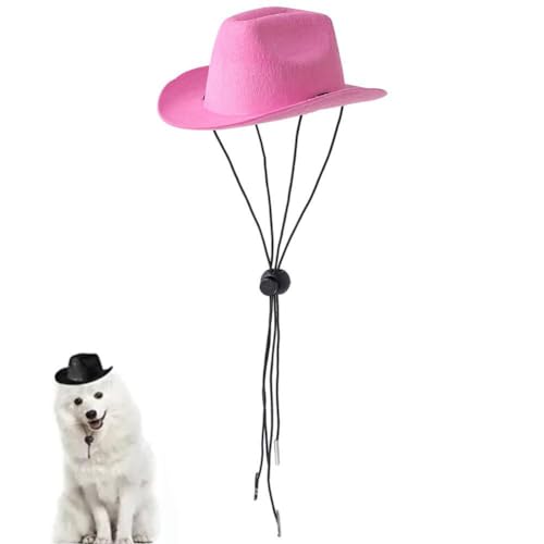 Lustige Kopfbedeckung für Hunde, Cowboyhut, Katze, Cosplay, Haustierkostüm, Katze, Hund, Bekleidungszubehör für Party und Alltag von SHUZHENG