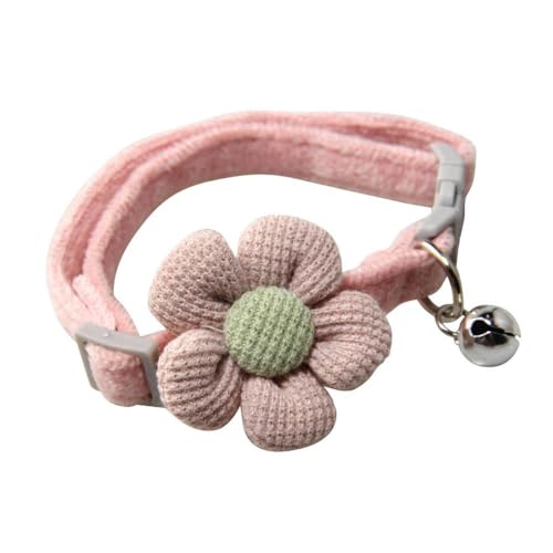 Haustierhalsband mit Blumenglocke, niedliches Styling, tägliches Halsband, M3N8, Blumenzubehör, Halsband von SHYKNYU