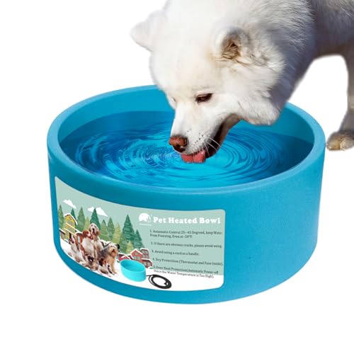 Beheizter Wassernapf für Hund & Katze, Outdoor Beheizter Hundenapf bietet Trinkwasser & Futter im Winter, beheizter Futternapf für draußen, Smart Thermal-Dish für Kaninchen, Huhn, Ente, Eichhörnchen Beheizter Wassernapf für Hund & Katze, Outdoor Beheizter Hundenapf bietet Trinkwasser & Futter im Winter, beheizter Futternapf für draußen, Smart Thermal-Dish für Kaninchen, Huhn, Ente, Eichhörnchen von SHYLOME