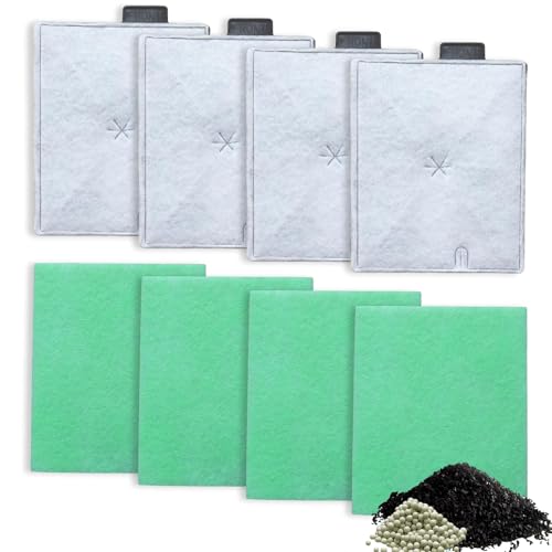 SHYSBV CF1 Filter-Service-Pack, 6 Monate, 4 + 4-teiliges Ersatz-Set, kompatibel mit Interpet Filter, Aquarium-Filterkartuschen für Aquarien, kompatibel mit Interpet CF1-Filtern SHYSBV CF1 Filter-Service-Pack, 6 Monate, 4 + 4-teiliges Ersatz-Set, kompatibel mit Interpet Filter, Aquarium-Filterkartuschen für Aquarien, kompatibel mit Interpet CF1-Filtern von SHYSBV