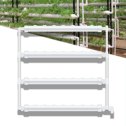 SHZICMY Hydroponic Grow Kit Hydroponic System 36Holes, Fruit, PVC Hydroponic Pipe Home for Hydroponics, Earthless Plant Growing Systems von SHZICMY