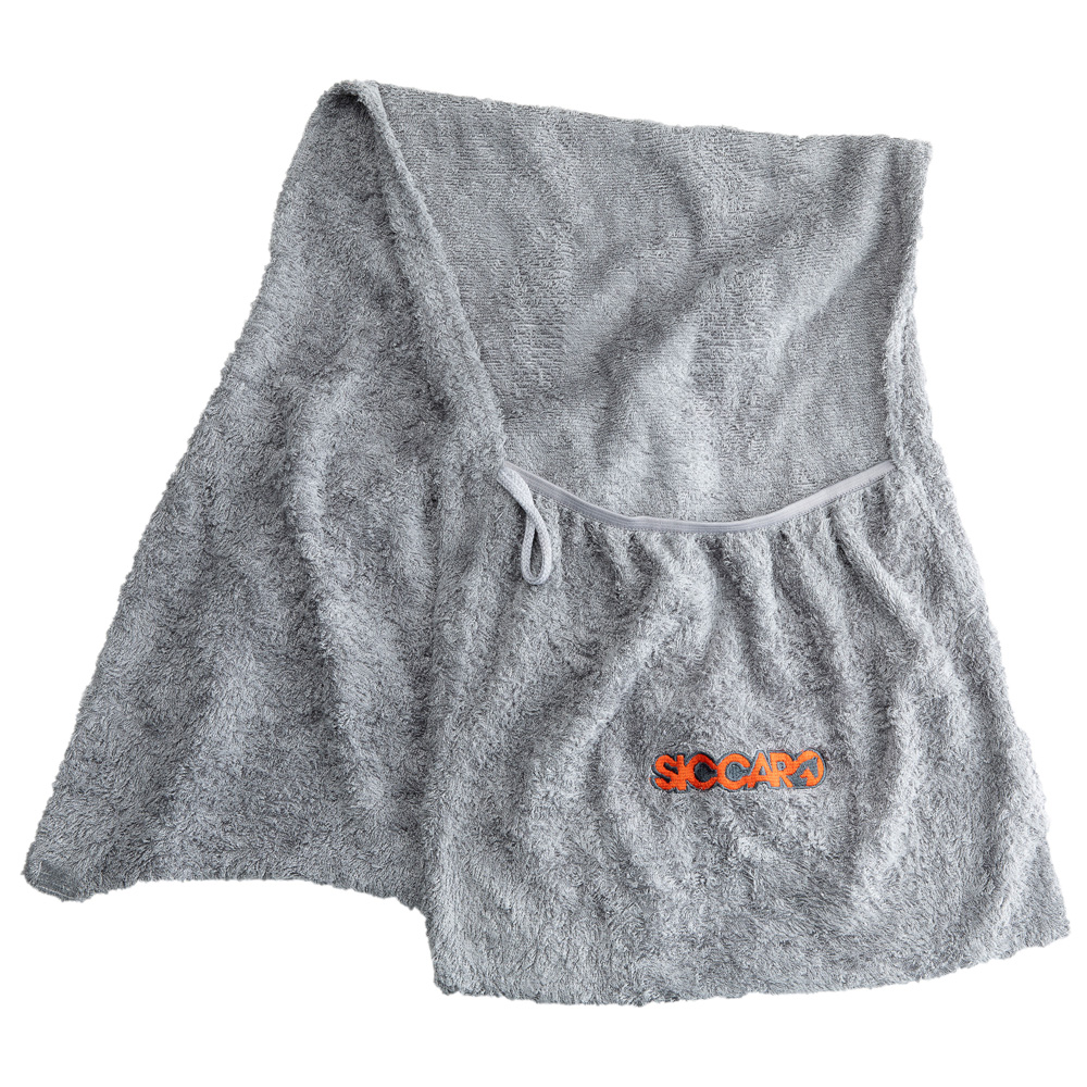SICCARO Hundehandtuch Easy Dry Towel grau, Maße: ca. 35 x 100 cm von SICCARO