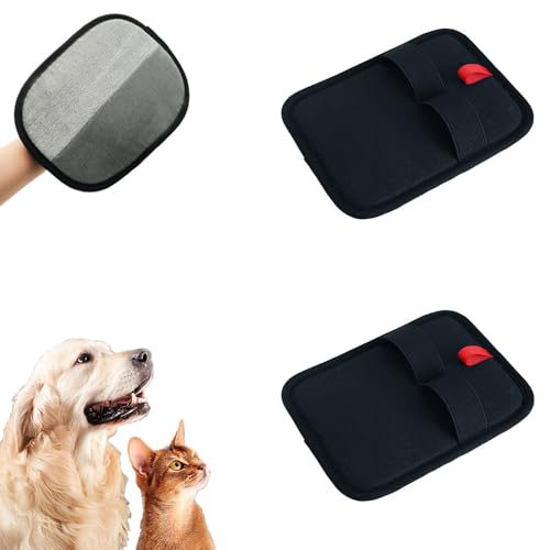 SICOSPI 2 x Tierhaarentferner-Handschuhe, 2025, verbesserte waschbare Haustierpflege-Handschuhe, Tierhaarentfernungshandschuh für Katzen und Hunde, wiederverwendbar, doppelseitig, elektrostatischer SICOSPI 2 x Tierhaarentferner-Handschuhe, 2025, verbesserte waschbare Haustierpflege-Handschuhe, Tierhaarentfernungshandschuh für Katzen und Hunde, wiederverwendbar, doppelseitig, elektrostatischer von SICOSPI