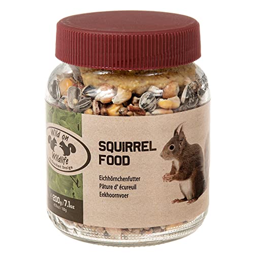 SIDCO Eichhörnchenfutter 200 g Eichhörnchen Erdnussbutter Nüsse Futtermischung Nachfüllglas von SIDCO