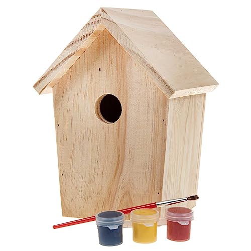 SIDCO Nistkasten Kinder Vogelhaus zum Anmalen Vogelhäuschen individuell mit Farben von SIDCO