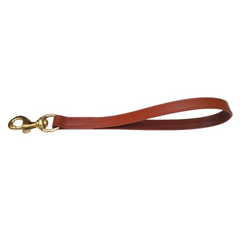 SIE Equestrian Kurze Hundeleine aus Leder, 30,5 cm, Kastanienbraun SIE Equestrian Kurze Hundeleine aus Leder, 30,5 cm, Kastanienbraun von SIE EQUESTRIAN