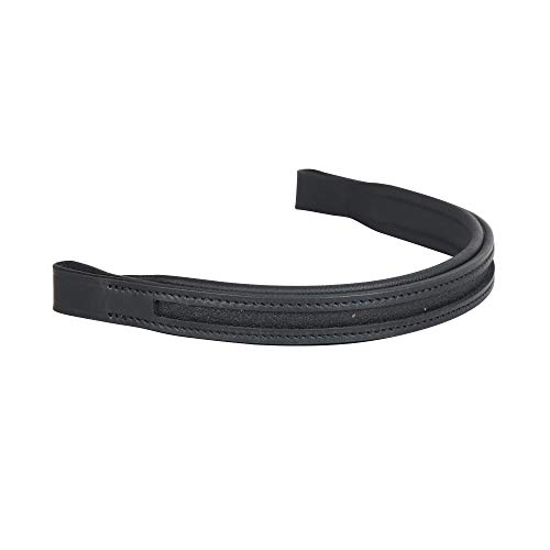 SIE Stirnband Leer Channel Blanko Leder 8 mm gerade Form von SIE EQUESTRIAN