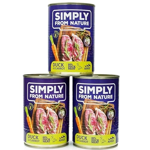 SIMPLY FROM NATURE Ente mit Karotte 3 x 400 g von SIMPLY FROM NATURE