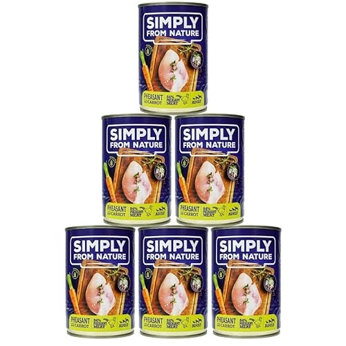 SIMPLY FROM NATURE Fasan mit Karotte 6 x 400 g von SIMPLY FROM NATURE