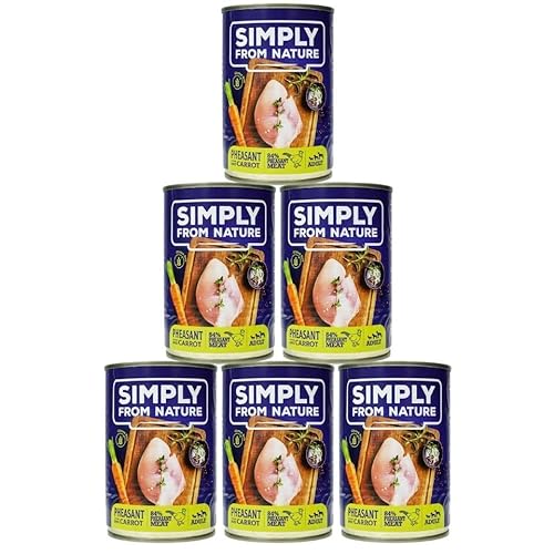 SIMPLY FROM NATURE Fasan mit Karotte 6 x 400 g von SIMPLY FROM NATURE