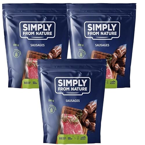 SIMPLY FROM NATURE Natürliche Rindswürstchen 3 x 200 g von SIMPLY FROM NATURE