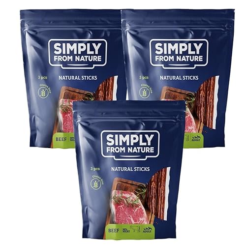 SIMPLY FROM NATURE Nature Sticks with Beef/mit Rind 3 x 3 St. von SIMPLY FROM NATURE
