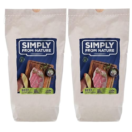 SIMPLY FROM NATURE Oven Baked Dog Food with Beef Rind 2 x 1,2 kg von SIMPLY FROM NATURE