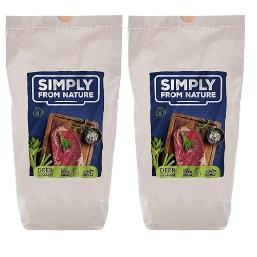 SIMPLY FROM NATURE Oven Baked Dog Food with Deer/mit Hirsch 2x1,2 kg von SIMPLY FROM NATURE