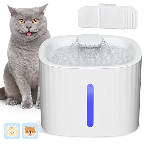 SINZUX Katzenbrunnen, 3L Automatische Trinkbrunnen mit LED-Wasserstandfenster, Ultraleiser Katzentrinkbrunnen mit 3 Aktivkohlefilter für Katze, Hunde und Mehrere Haustiere SINZUX Katzenbrunnen, 3L Automatische Trinkbrunnen mit LED-Wasserstandfenster, Ultraleiser Katzentrinkbrunnen mit 3 Aktivkohlefilter für Katze, Hunde und Mehrere Haustiere von SINZUX