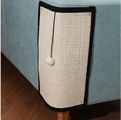 2 Stück Kratzmatte für Katze Kratzkissen Katze Sisalteppich Schutz Möbeln Kratzteppich Pfotenpflege Kratzpappe Rutschfest Katzenboden Katzenkrallen Sofa Kratzbrett Wand Kratzfesten Schutzfolie von SIQITECH