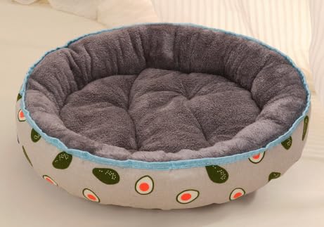 Hundebett Rund Katzenbett Flauschig Donut Kissen Warm Tierbette Winter Plüsch Katzenkorb Weich Haustierbett Waschbar Hundesofa für Kleine Mittelgroße Hunde Katze Entlastung Schlafverbesserung von SIQITECH