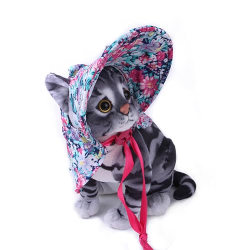 Hundemütze Sommer Niedlich Baseballmütze Kleine Mittlere Große Hunde Welpenmütze Sonnenschutz Haustierkappe mit Ohrlöcher Sonnenhut Katzen Atmungsaktive Hundekappe Verstellbar Basecap Haustiere von SIQITECH
