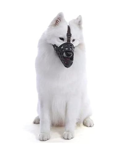 SIQITECH Maulkörbe Hund Korbmaulkorb Mesh Maulkorb Atmungsaktiv Hundemundabdeckung Anti Beißen Hundemaske Verstellbar Hundemaulkorb Verhindern Bellen Maulkörbe für Mittlere Große Hund SIQITECH Maulkörbe Hund Korbmaulkorb Mesh Maulkorb Atmungsaktiv Hundemundabdeckung Anti Beißen Hundemaske Verstellbar Hundemaulkorb Verhindern Bellen Maulkörbe für Mittlere Große Hund von SIQITECH
