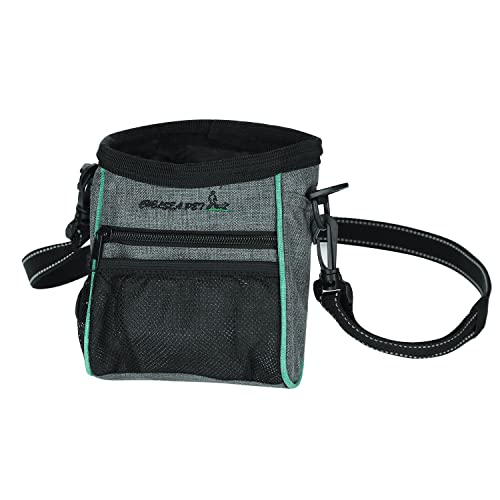 SIQITECH Futterbeutel Hundetraining Leckerlibeutel Hunde Welpen Kotbeutelspender Wasserdicht Futtertasche Verstellbar Kordelzug Snackbeutel Hunde Mehrere Taschen Hunde Tasche Multifunktional von SIQITECH