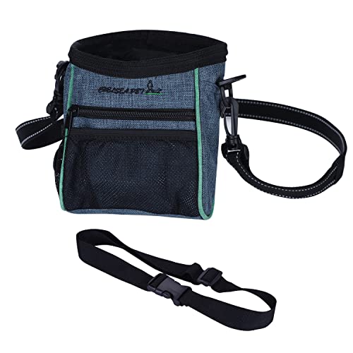 SIQITECH Futterbeutel Hundetraining Leckerlibeutel Hunde Welpen Kotbeutelspender Wasserdicht Futtertasche Verstellbar Kordelzug Snackbeutel Hunde Mehrere Taschen Hunde Tasche Multifunktional von SIQITECH