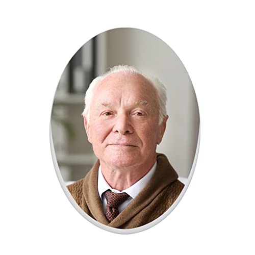 SIQITECH Grabstein Personalisiert Foto Gedenktafel Memorial Dekoration Porzellanbild Benutzerdefinierte Gedenkfoto Oval Förmig Grabplatte Haustier Person Gedenkstandbild für Urnengrab Friedhof Grab SIQITECH Grabstein Personalisiert Foto Gedenktafel Memorial Dekoration Porzellanbild Benutzerdefinierte Gedenkfoto Oval Förmig Grabplatte Haustier Person Gedenkstandbild für Urnengrab Friedhof Grab von SIQITECH