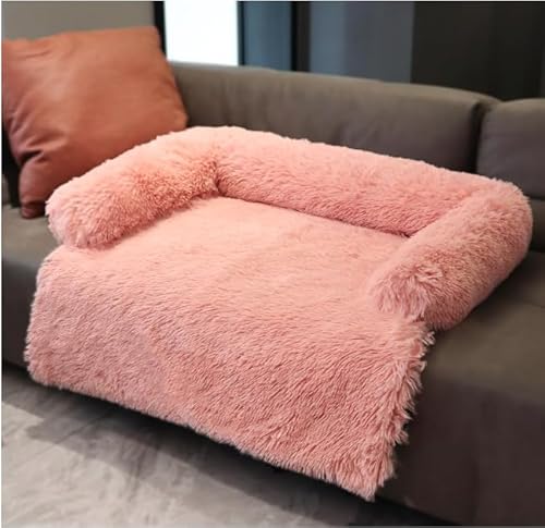 SIQITECH Hundebett Plüsch Flauschig Hundesofa Anti Rutsch Hundematte Waschbar Hundedecke Sofaschutz Katzenbett mit Reißverschluss Hundeschlafplatz Rechteckig Haustierbett für Hunde Katze von SIQITECH