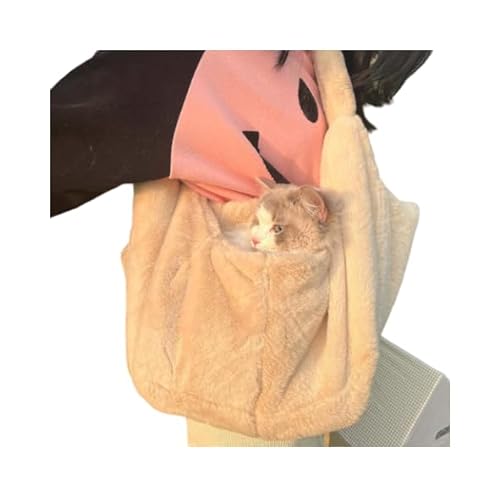 SIQITECH Hundetasche Plüsch Tragetasche Winter Warm Hundetragetasche Gemütliche Katzentasche Atmungsaktive Transporttasche Tragbar Katzentragetasche Haustiertasche für Hund Welpen Katze von SIQITECH