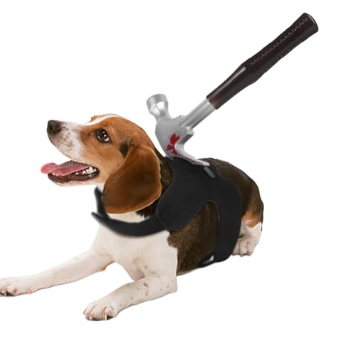 Blutige Halloween-Requisite für Hunde, gruselig, realistisch, Kunststoffmesser, Hammer, Pfeife, Twist für Haustier, lustiges Haustier-Kostüm, Zubehör für Cosplay, Verkleidungsparty (Hammer) von SIQITECHUK