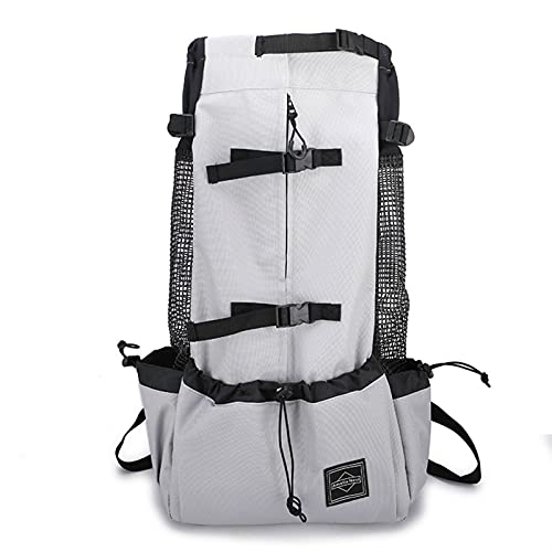 Katzentrage Atmungsaktiver Bulldoggen-Rucksack, Outdoor-Reise, Welpen, mittelgroßer Rucksack für kleine Hunde, Zubehör, Haustierbedarf, Haustier-Tragetasche (Farbe: Hellgrau, Größe: S-Anzug, 1-5 kg) Katzentrage Atmungsaktiver Bulldoggen-Rucksack, Outdoor-Reise, Welpen, mittelgroßer Rucksack für kleine Hunde, Zubehör, Haustierbedarf, Haustier-Tragetasche (Farbe: Hellgrau, Größe: S-Anzug, 1-5 kg) von SISWIM