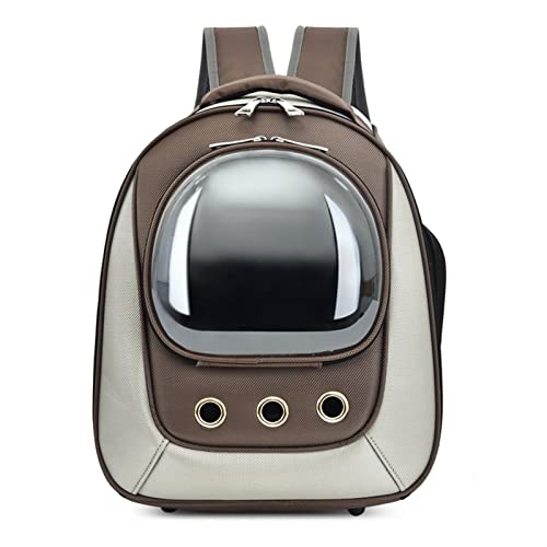 Katzentragetasche Haustier Katze Rucksack, Haustier Hund Rucksack, große Blase, kleine Hunde Outdoor Handtasche Haustier Tragetasche (Farbe: Rosa) von SISWIM