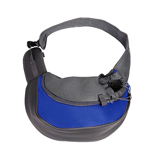 Katzentragetasche für Katzen und Hunde, Reisetasche, Tragetasche für kleine Hunde (Farbe: Dunkelblau, Größe: S (lang 31 cm) von SISWIM