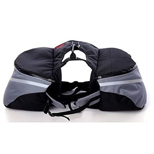 Katzentragetasche für große Hunde, Hundetraining und Spielrucksack für Haustiere (Farbe: Grau, Größe: XL) von SISWIM