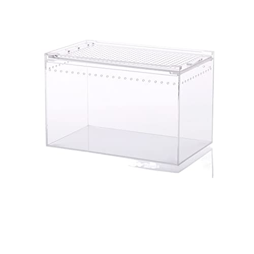 Reptil Fütterungsbox Terrarium Amphibien Futterbox Reptile Feeder Großer Acryl Transparenter Schiebedeckel Reptile Box Spinnen Eidechsen Futterbox Reptilienzuchtbox Reptilienfütterung ( Color : 25x15x Reptil Fütterungsbox Terrarium Amphibien Futterbox Reptile Feeder Großer Acryl Transparenter Schiebedeckel Reptile Box Spinnen Eidechsen Futterbox Reptilienzuchtbox Reptilienfütterung ( Color : 25x15x von SISWIM