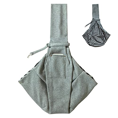 SISWIM Katzentrage mit einer Schultertasche, Haustier-Rucksack, verstellbarer Gürtel, Umhängetasche, Haustier-Tragetasche (Farbe: Grün) von SISWIM