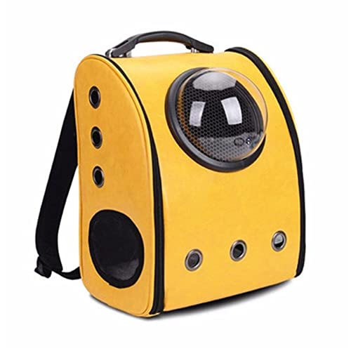 SISWIM Katzentragetasche, Luftpolstertasche, Transport, tragbare atmungsaktive Reisetasche, Haustier-Outdoor-Rucksack, Haustier-Tragetasche (Farbe: A) von SISWIM