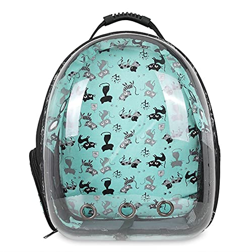 SISWIM Katzentragetasche Katzen- und Hunderucksack, transparenter Gurt mit Fenster, modischer Astronauten-Transport- und Haustierbedarf, Reisetasche für Haustiere (Farbe: 4) von SISWIM