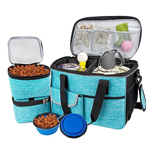 SISWIM Katzentragetasche für Hunde, Reisetaschen, Handtaschen, Aufbewahrungstaschen, multifunktionale Taschen, Tierfutterbehälter, Haustiertragetasche (Farbe: Himmelblau) von SISWIM