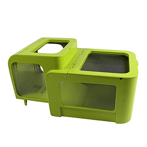 SISWIM Reptil Fütterungsbox Terrarium Amphibien Reptil Tank Reptil Terrarium Aquarium Castle Amphibious Habitat for Turtle Tank Pet Reptilienzuchtbox Reptilienfütterung SISWIM Reptil Fütterungsbox Terrarium Amphibien Reptil Tank Reptil Terrarium Aquarium Castle Amphibious Habitat for Turtle Tank Pet Reptilienzuchtbox Reptilienfütterung von SISWIM