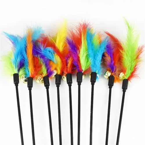 3PCS Interaktive Katze Stange Spielzeug Glocke Feder Stick for Kätzchen Zauberstab Chaser Spielen & Pet Supplies Katzenspielzeug 3PCS Interaktive Katze Stange Spielzeug Glocke Feder Stick for Kätzchen Zauberstab Chaser Spielen & Pet Supplies Katzenspielzeug von SITBXO