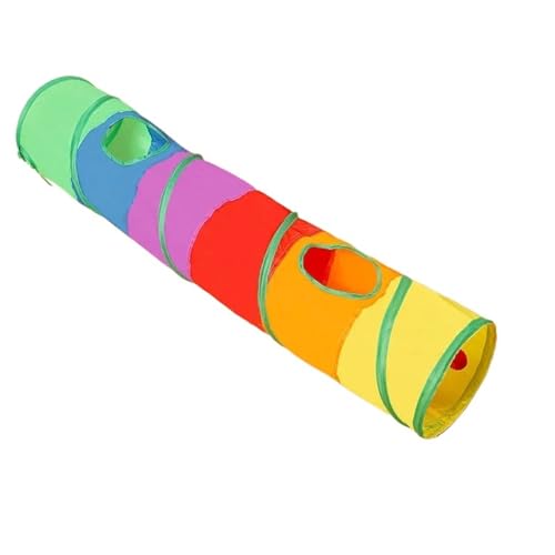 Faltbarer Katzentunnel for interaktives Spielen und Training, Mehrzweck-Haustierspielzeug for Kätzchen und Welpen Katzenspielzeug(Style I) von SITBXO