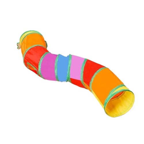 Faltbarer Katzentunnel for interaktives Spielen und Training, Mehrzweck-Haustierspielzeug for Kätzchen und Welpen Katzenspielzeug(Style S) von SITBXO