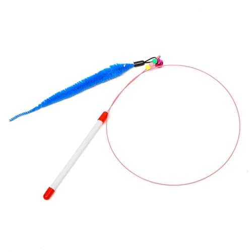 Interaktiver Katzen-Teaser-Zauberstab, Stab, Quaste, Spielzeugfänger for Kätzchen, Spielen und Heimtierbedarf Katzenspielzeug von SITBXO