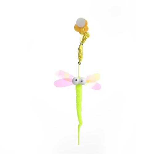 Katzenkratzseilspielzeug mit Maus, interaktiv, einziehbar, hängend, Türtyp, Heimtierbedarf Katzenspielzeug(Dragonfly) von SITBXO